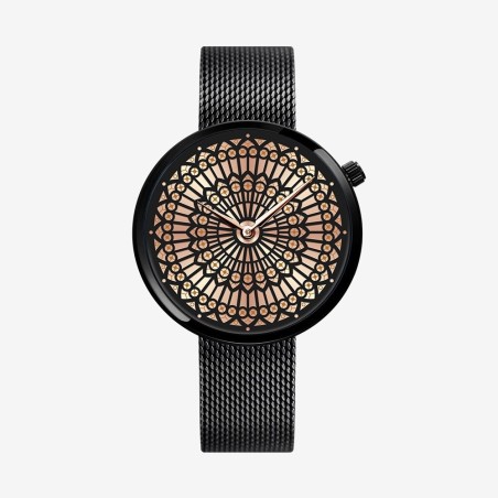 SHENGKE - luxury Quartz watch - waterproof - steel mesh strapWatches